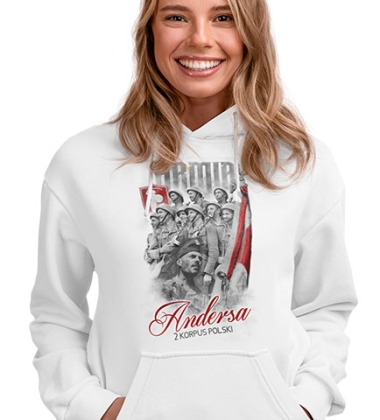 BLUZA DAMSKA Z KAPTUREM- ARMIA ANDERSA